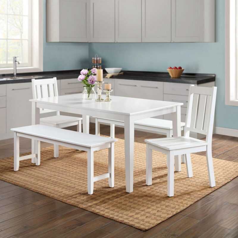 Better Homes and Gardens Bankston Dining Table, White - Image 5