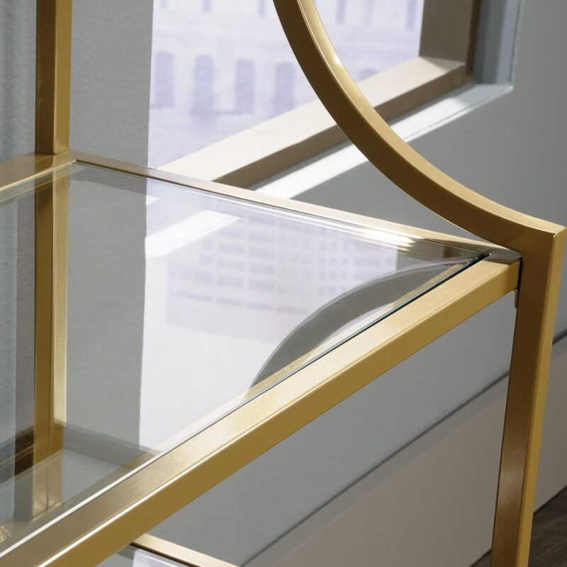 Better Homes and Gardens Nola Console Table, Gold Finish - Image 8