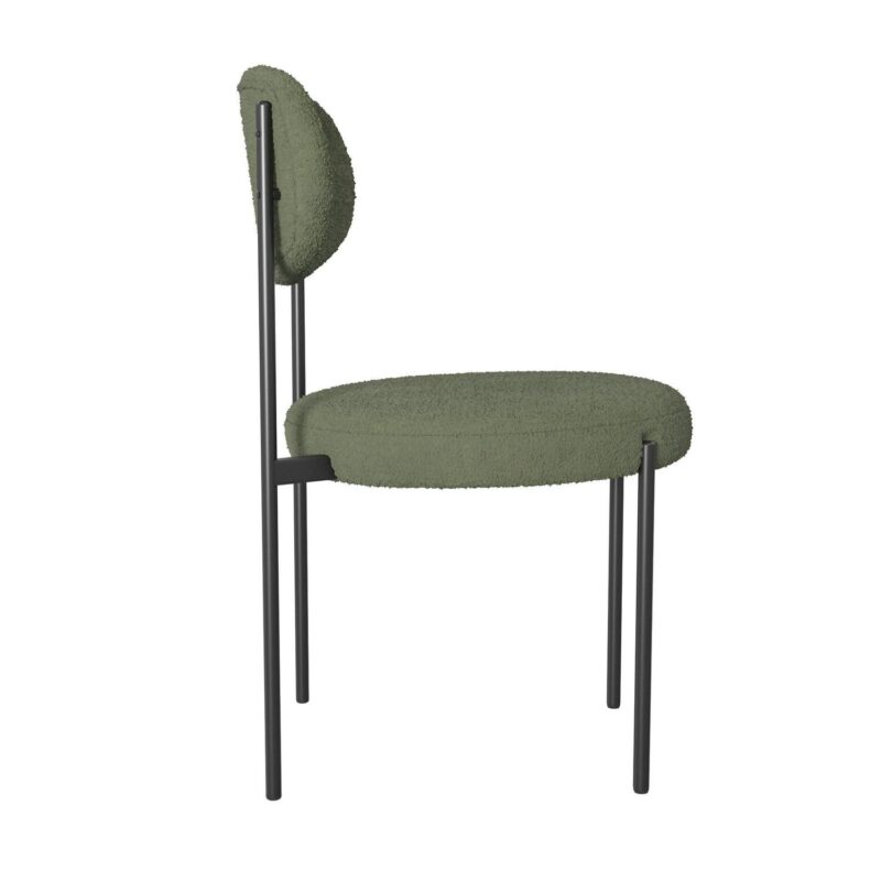 Better Homes and Gardens Boucle Dining Chairs, Olive, 2 Pack - Image 8