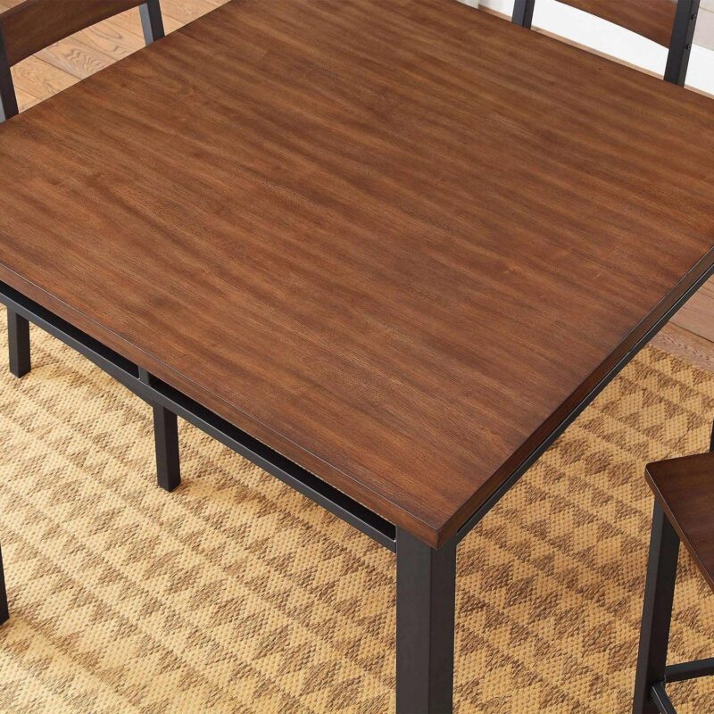 Better Homes and Gardens Austen 5-Piece Counter Height Dining Set, Vintage Oak - Image 4