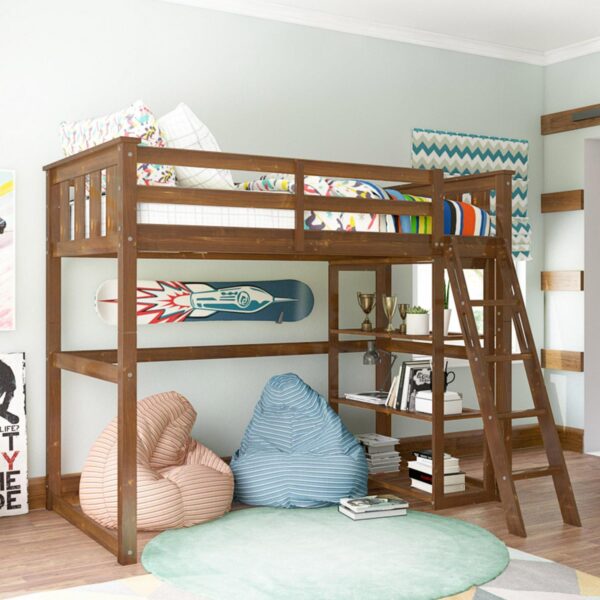 Better Homes and Gardens Kane Twin Loft Bed, Espresso