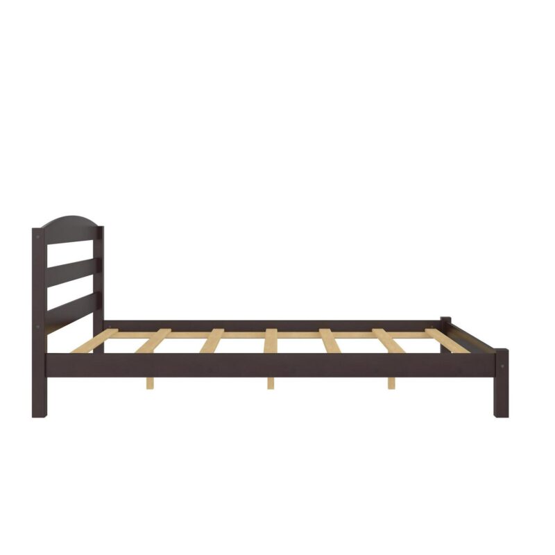 Better Homes and Gardens Leighton Solid Wood Platform Bed Frame, Full, Espresso - Image 7
