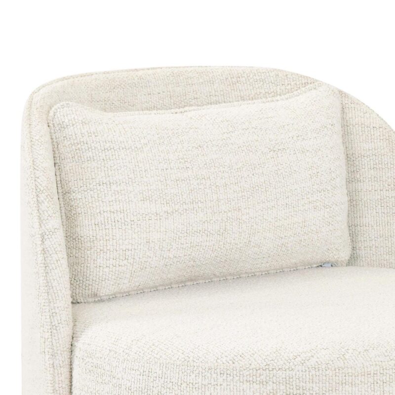 Better Homes and Gardens Juliet Modern Arch Swivel Chair, Cream Boucle - Image 6
