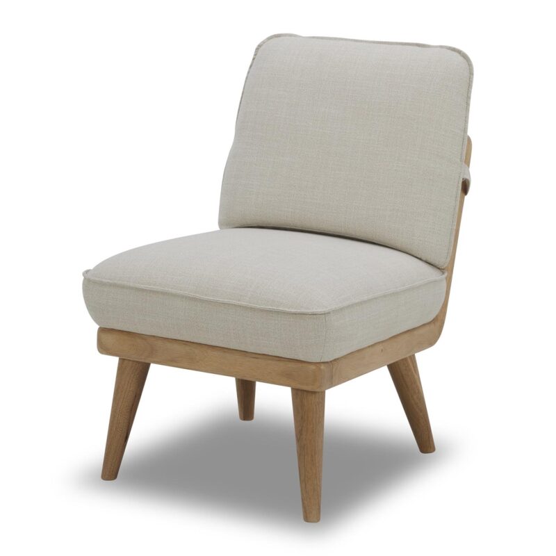 Better Homes and Gardens Springwood Slipper Chair, Light Honey - Image 4