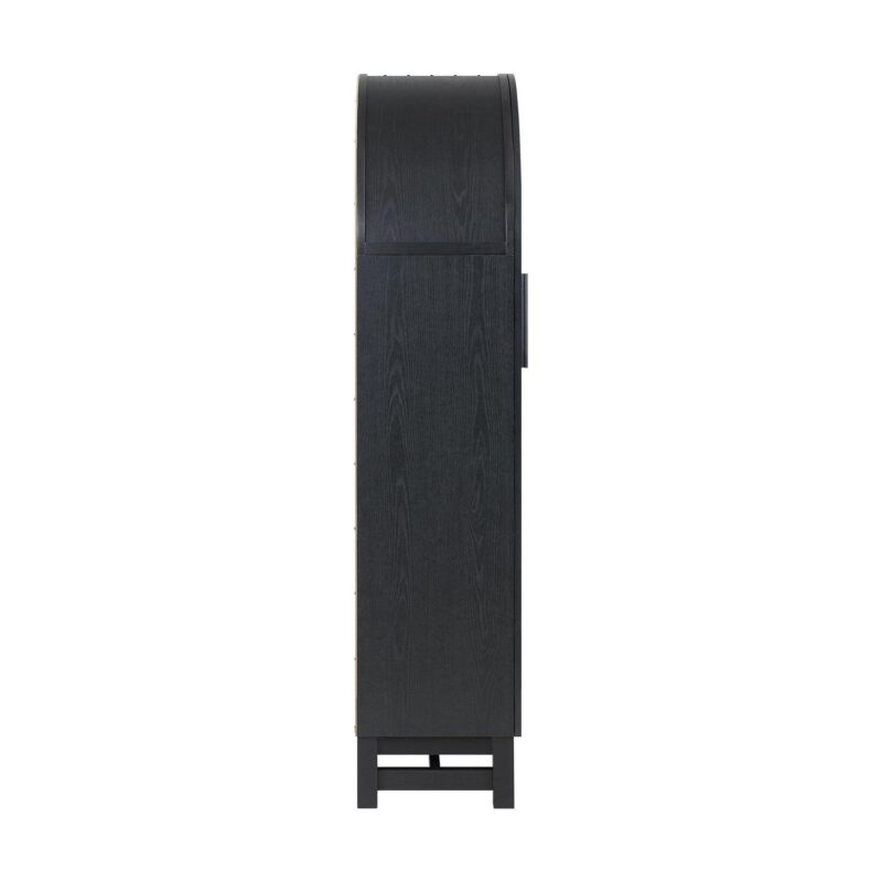 Better Homes and Gardens Juliet Arch Cabinet, Black Finish - Image 6