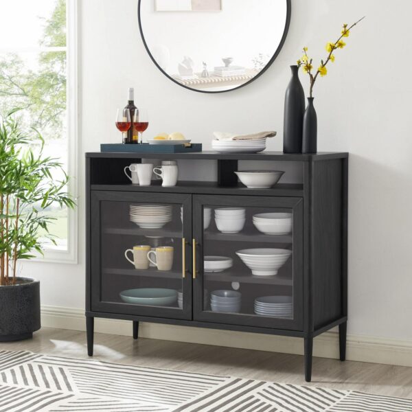 Better Homes and Gardens Oaklee Buffet, Black Finish