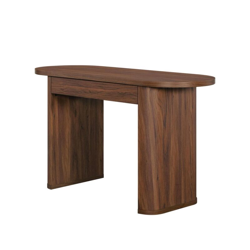 Better Homes and Gardens Juliet Oval Writing Desk, Walnut Finish - Image 12