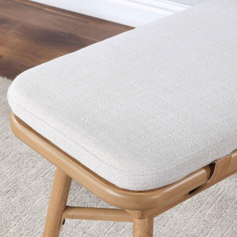 Better Homes and Gardens Springwood Dining Bench, Natural Finish - Image 5