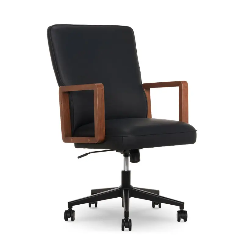 Better Homes and Gardens Ezra Office Chair, Black - Image 2