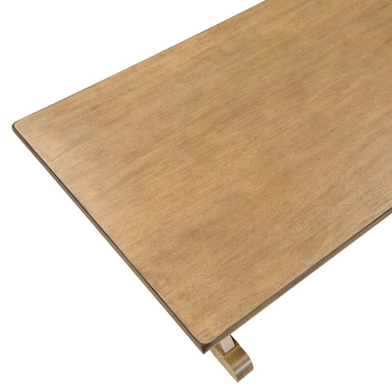 Better Homes and Gardens Modern 62 in Rectangle Solid Wood Dining Table, Light Honey - Image 4