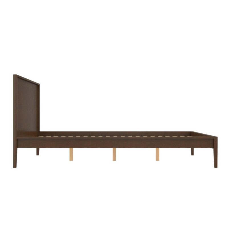 Better Homes and Gardens Ezra No Tool Bed, Queen, Walnut Finish - Image 9
