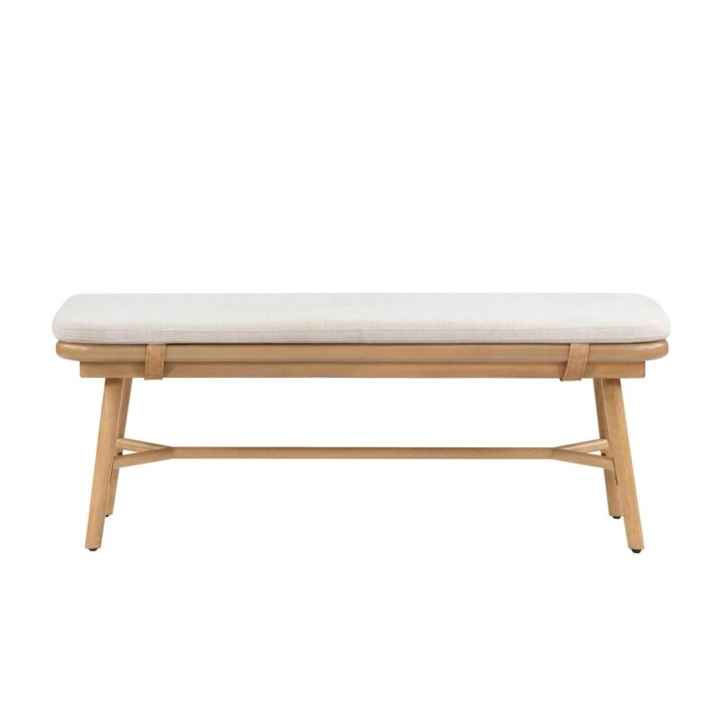 Better Homes and Gardens Springwood Dining Bench, Natural Finish - Image 8