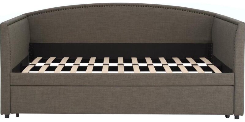 Better Homes and Gardens Grayson Daybed and Trundle, Twin Size, Gray Linen - Image 13