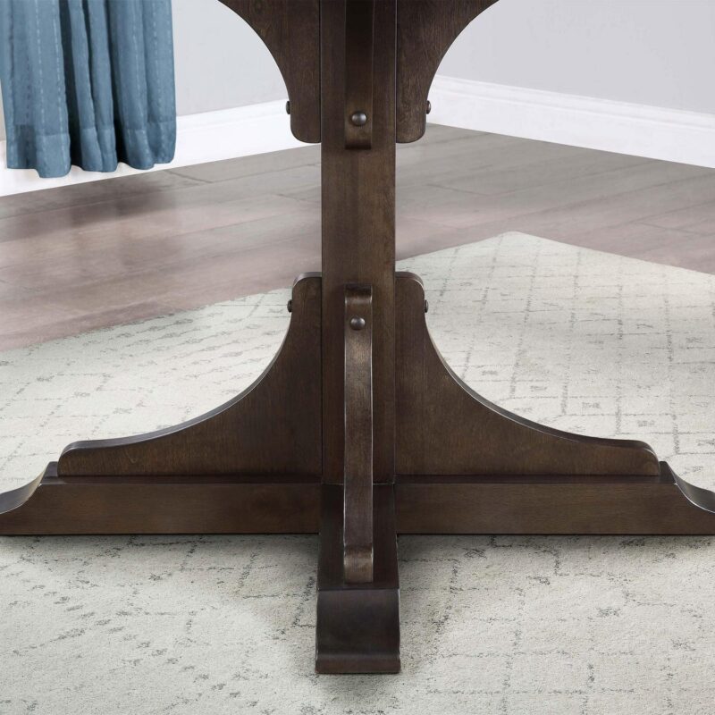Better Homes and Gardens Canton Round Dining Table, Tobacco Oak Finish - Image 6