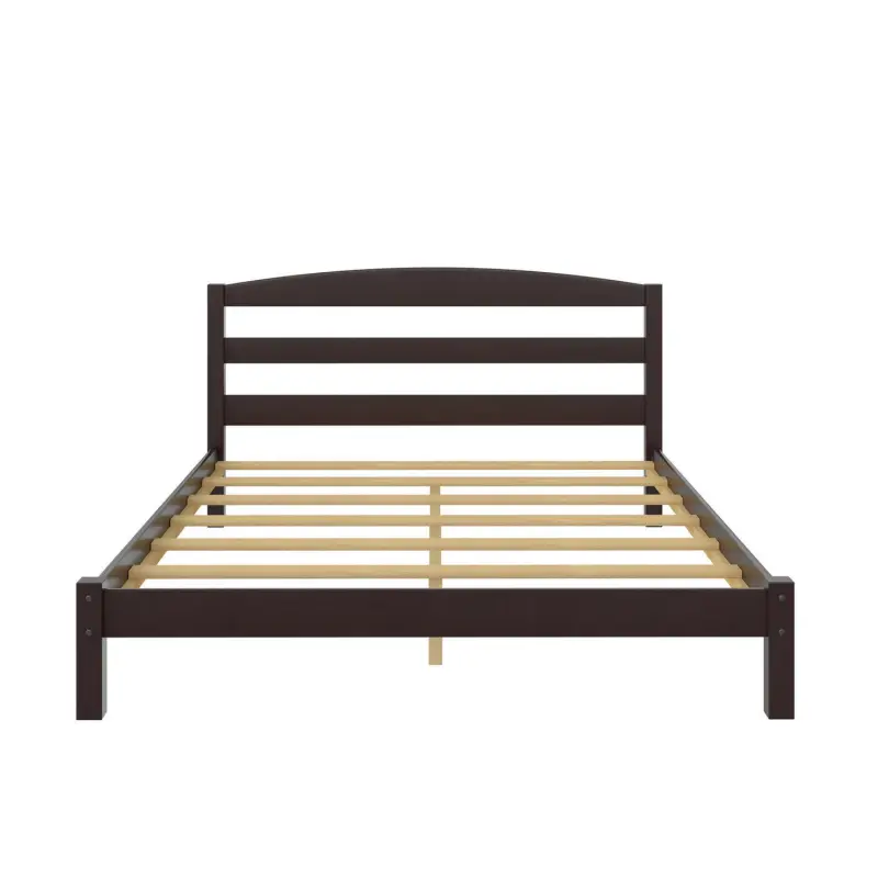 Better Homes and Gardens Leighton Solid Wood Platform Bed Frame, Full, Espresso - Image 6
