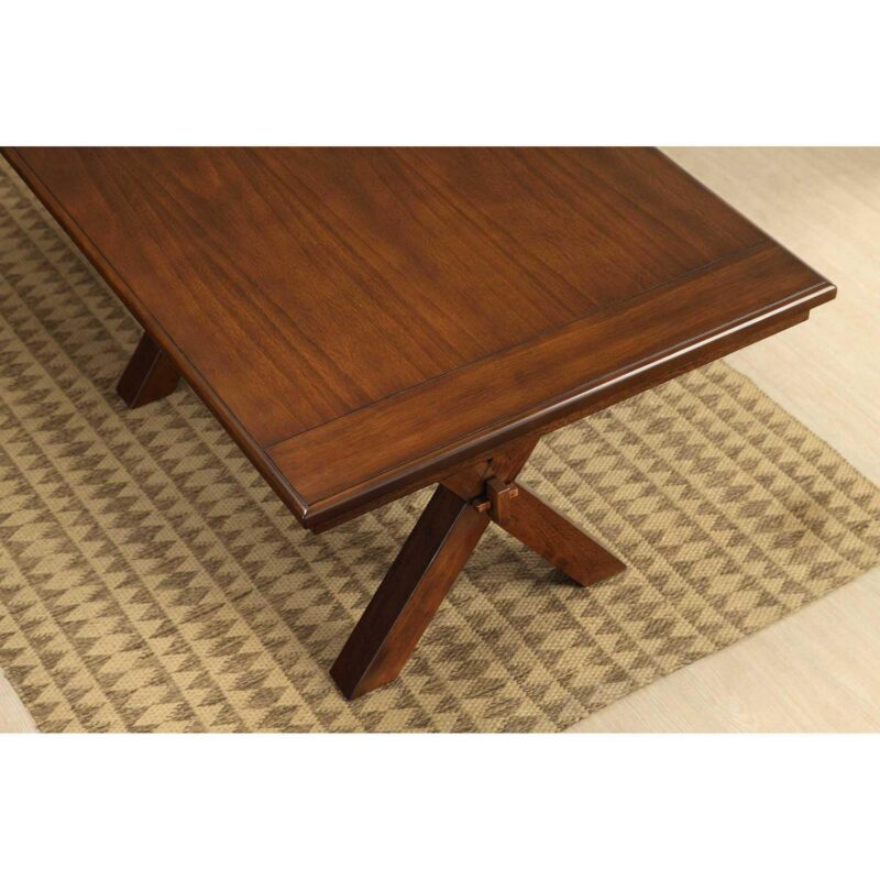 Better Homes and Gardens Maddox Crossing Dining Table, Brown Finish - Image 3