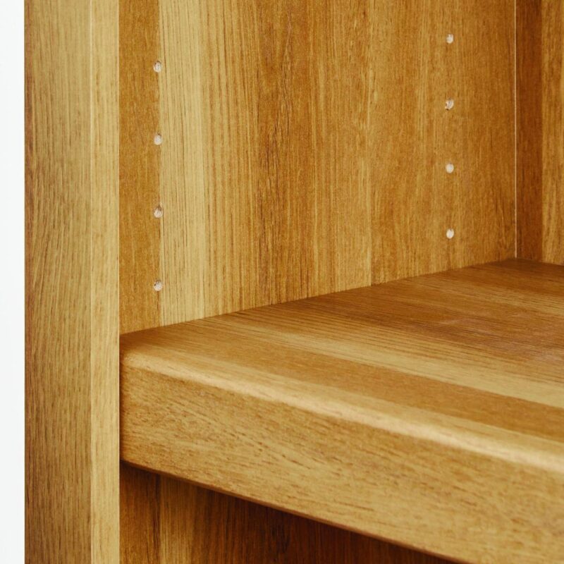 Better Homes and Gardens Glendale Bookcase With Doors, Light Honey Finish - Image 6