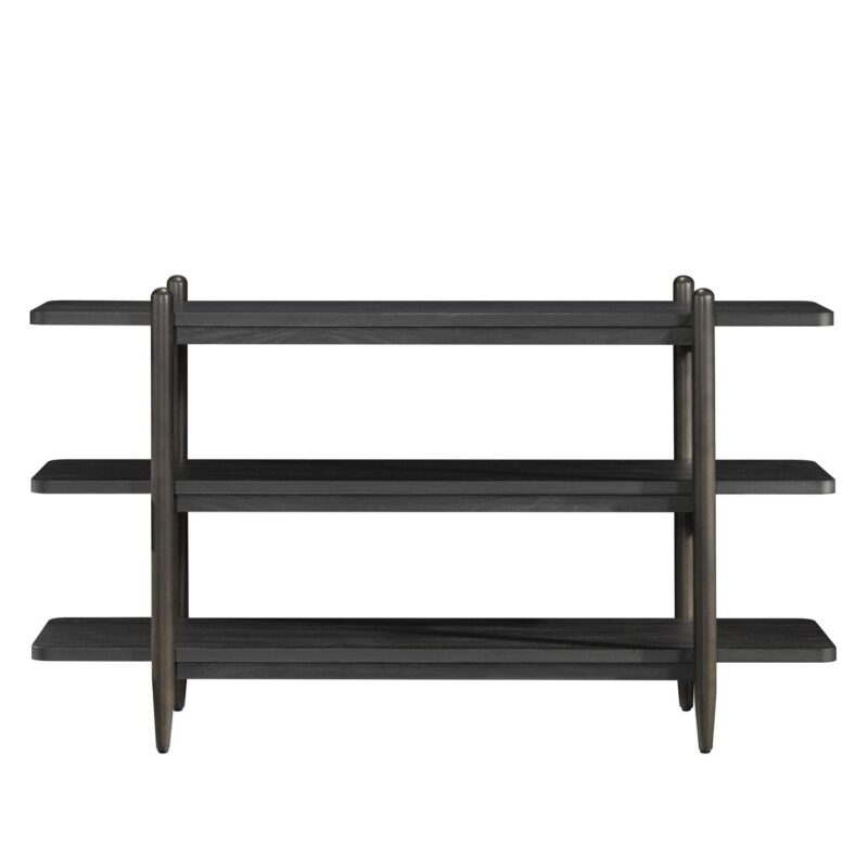 Better Homes and Gardens Springwood Horizontal Bookcase, Charcoal Finish - Image 3