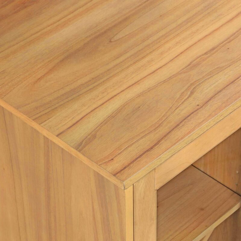 Better Homes and Gardens Aster Bar Cabinet with Solid Wood Frame, Natural Oak finish, by Dave and Jenny Marrs - Image 7