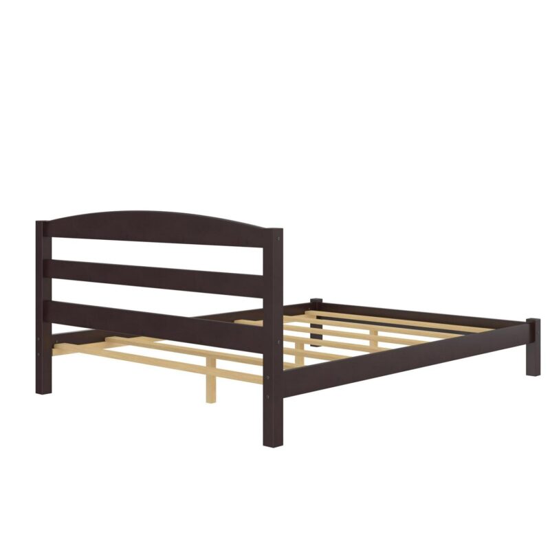 Better Homes and Gardens Leighton Solid Wood Platform Bed Frame, Full, Espresso - Image 9