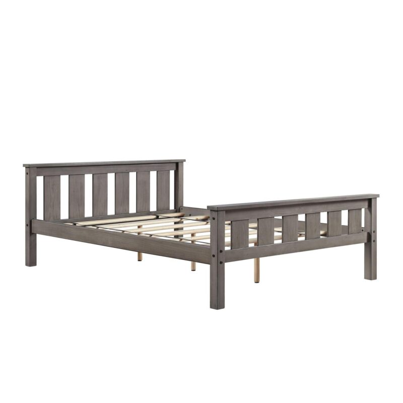 Better Homes and Gardens Kane Wooden Platform Bed, Full Size, Gray - Image 11