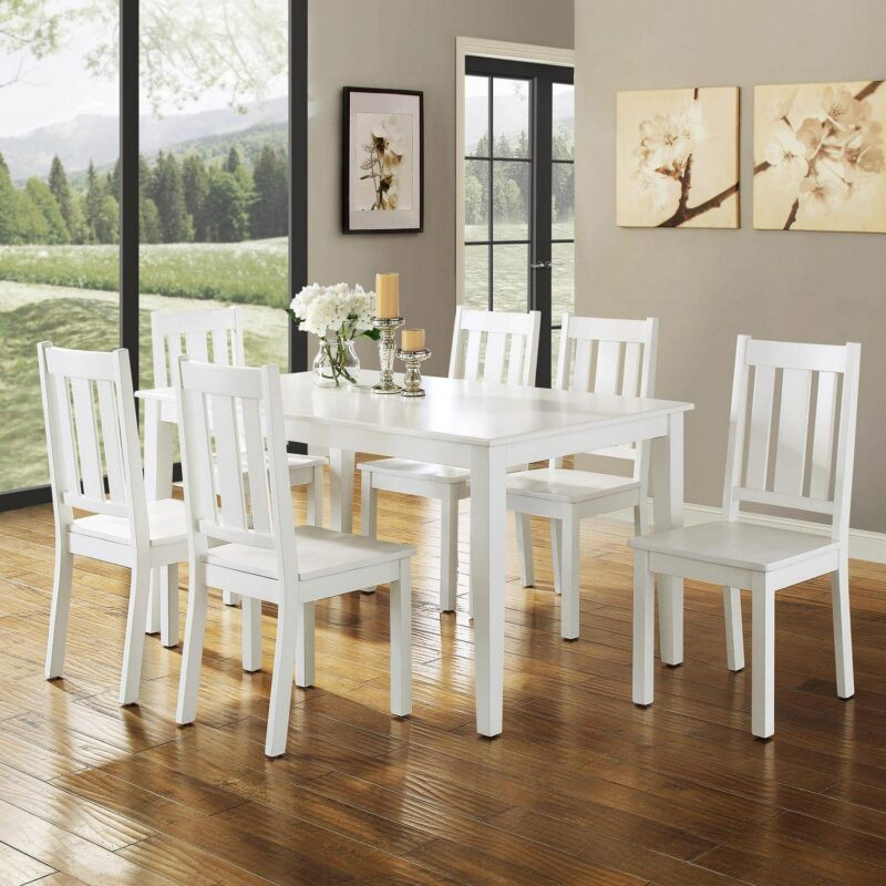 Better Homes and Gardens Bankston Dining Table, White - Image 4