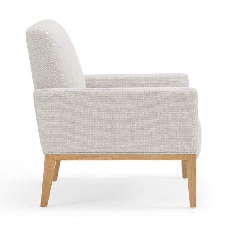 Better Homes and Gardens Reading Accent Chair, Cream - Image 4
