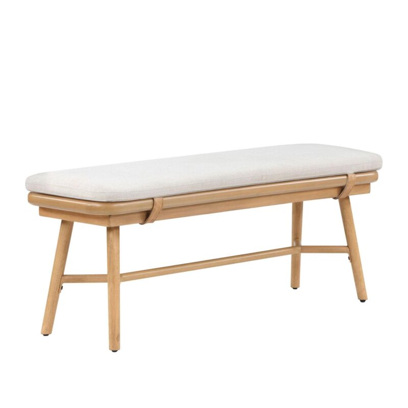 Better Homes and Gardens Springwood Dining Bench, Natural Finish - Image 9