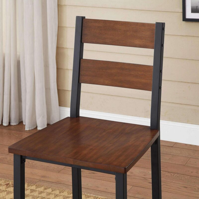 Better Homes and Gardens Austen 5-Piece Counter Height Dining Set, Vintage Oak - Image 2