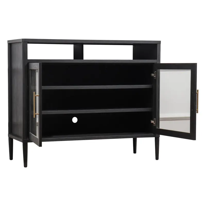 Better Homes and Gardens Oaklee Buffet, Black Finish - Image 4