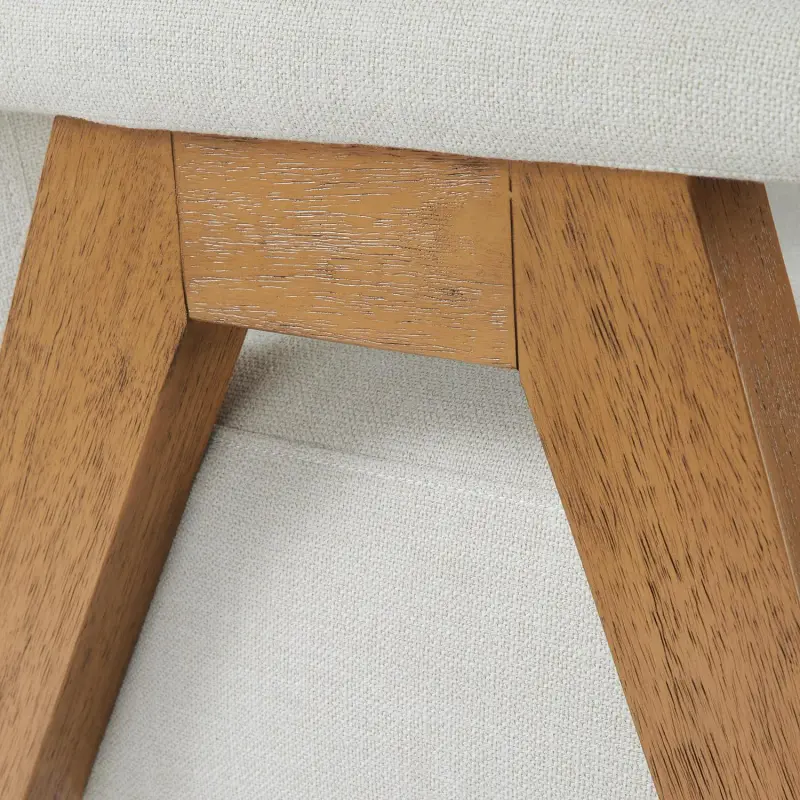 Better Homes and Gardens Ezra Accent Chair, Living Room, Cream - Image 6