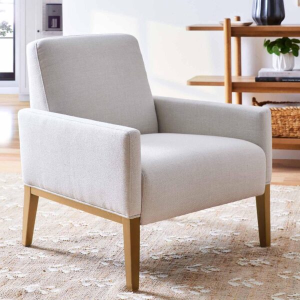 Better Homes and Gardens Reading Accent Chair, Cream