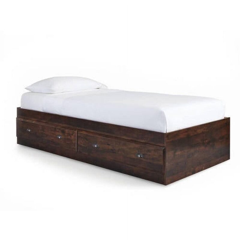 Better Homes and Gardens Leighton Mates Kid's Storage Bed, Twin, Rustic Cherry - Image 8