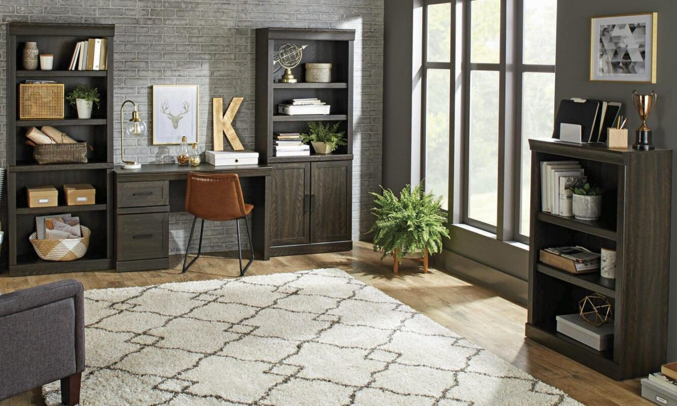 Better Homes and Gardens Glendale Transitional Desk, Dark Oak Finish - Image 6