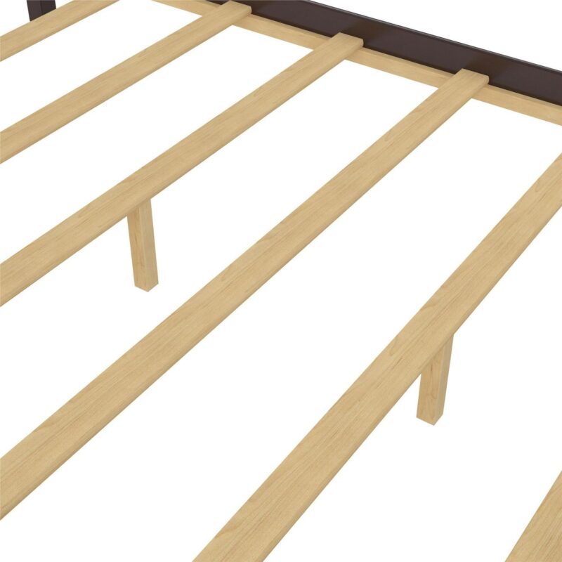 Better Homes and Gardens Leighton Solid Wood Platform Bed Frame, Full, Espresso - Image 13