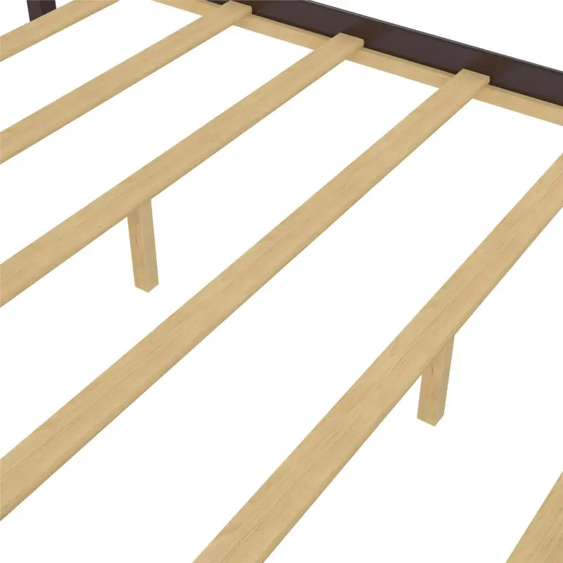 Better Homes and Gardens Leighton Solid Wood Platform Bed Frame, Full, Espresso - Image 13
