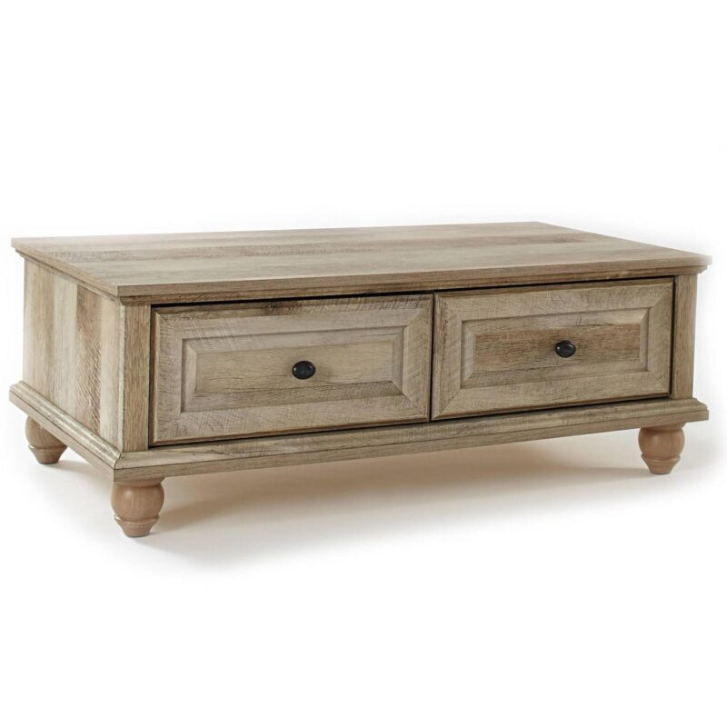 Better Homes and Gardens Crossmill Coffee Table, Weathered Finish - Image 4