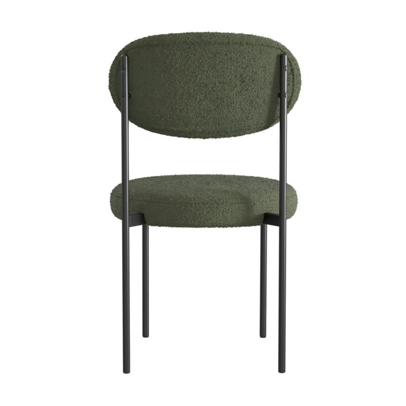 Better Homes and Gardens Boucle Dining Chairs, Olive, 2 Pack - Image 9