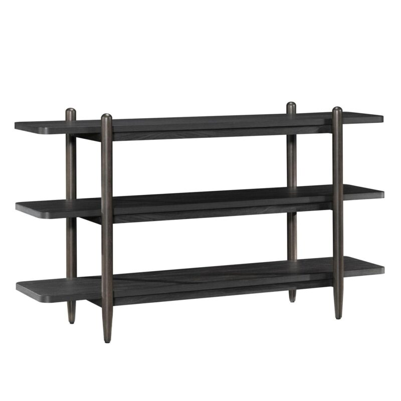 Better Homes and Gardens Springwood Horizontal Bookcase, Charcoal Finish - Image 2