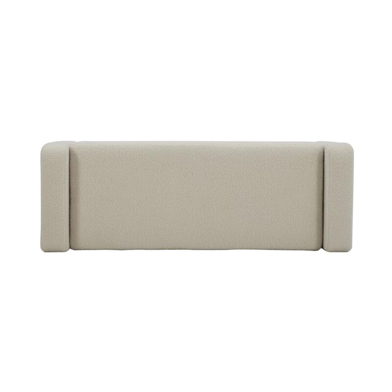 Better Homes and Gardens Springwood 55.12  Storage Bench, Cream - Image 8