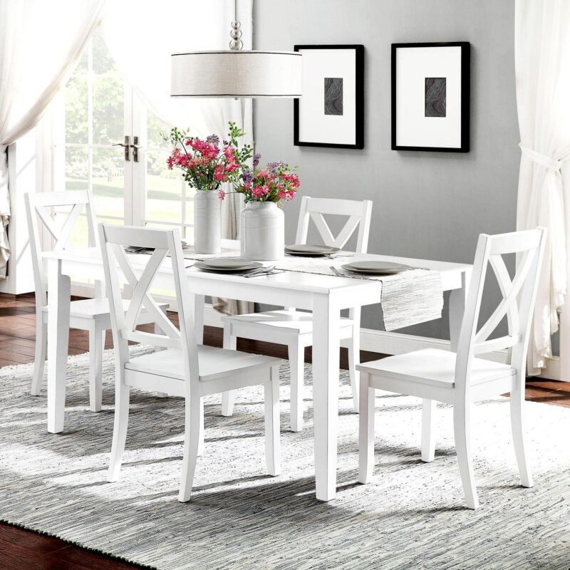 Better Homes and Gardens Bankston Dining Table, White - Image 8