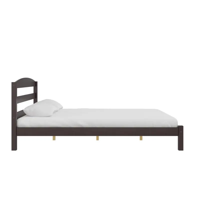 Better Homes and Gardens Leighton Solid Wood Platform Bed Frame, Full, Espresso - Image 8