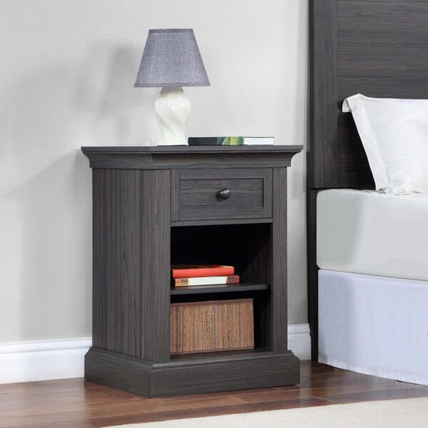 Better Homes and Gardens Canton Nightstand, Tobacco Oak Finish