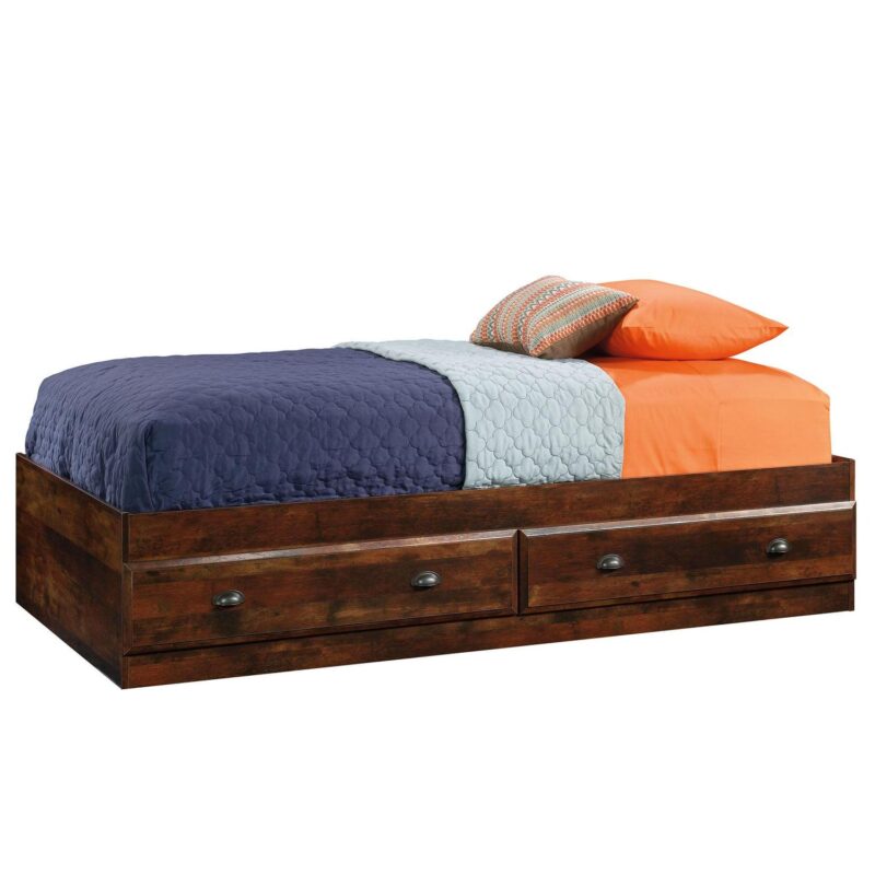 Better Homes and Gardens Leighton Mates Kid's Storage Bed, Twin, Rustic Cherry - Image 7