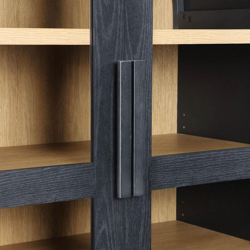 Better Homes and Gardens Juliet Arch Cabinet, Black Finish - Image 2