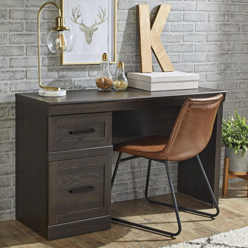 Better Homes and Gardens Glendale Transitional Desk, Dark Oak Finish - Image 7
