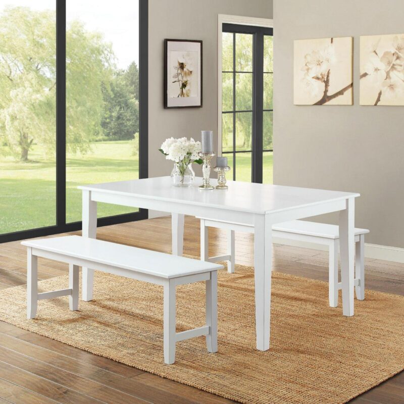 Better Homes and Gardens Bankston Dining Table, White - Image 6
