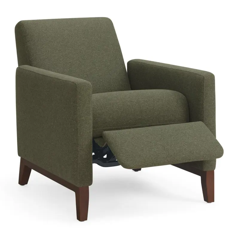 Better Homes and Gardens Reading Push Back Recliner, Olive - Image 6