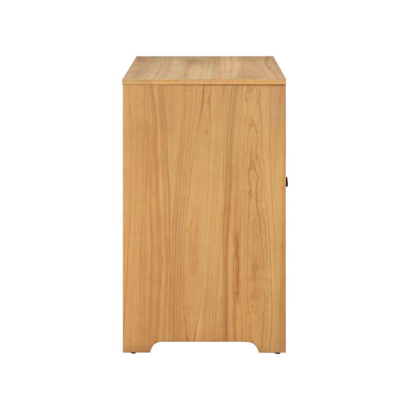 Better Homes and Gardens Aster Bar Cabinet with Solid Wood Frame, Natural Oak finish, by Dave and Jenny Marrs - Image 8