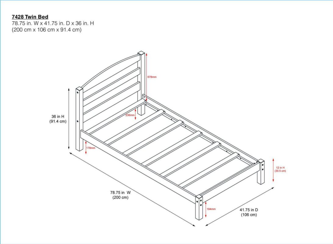 Better Homes and Gardens Leighton Kids Twin Size Bed, Wood Platform Bed Frame, Black - Image 10
